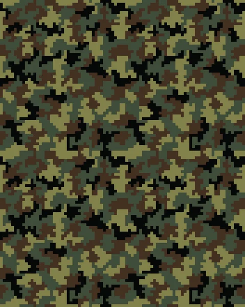 Modèle Camouflage Mode Numérique Sans Couture Fond Vectoriel — Image vectorielle