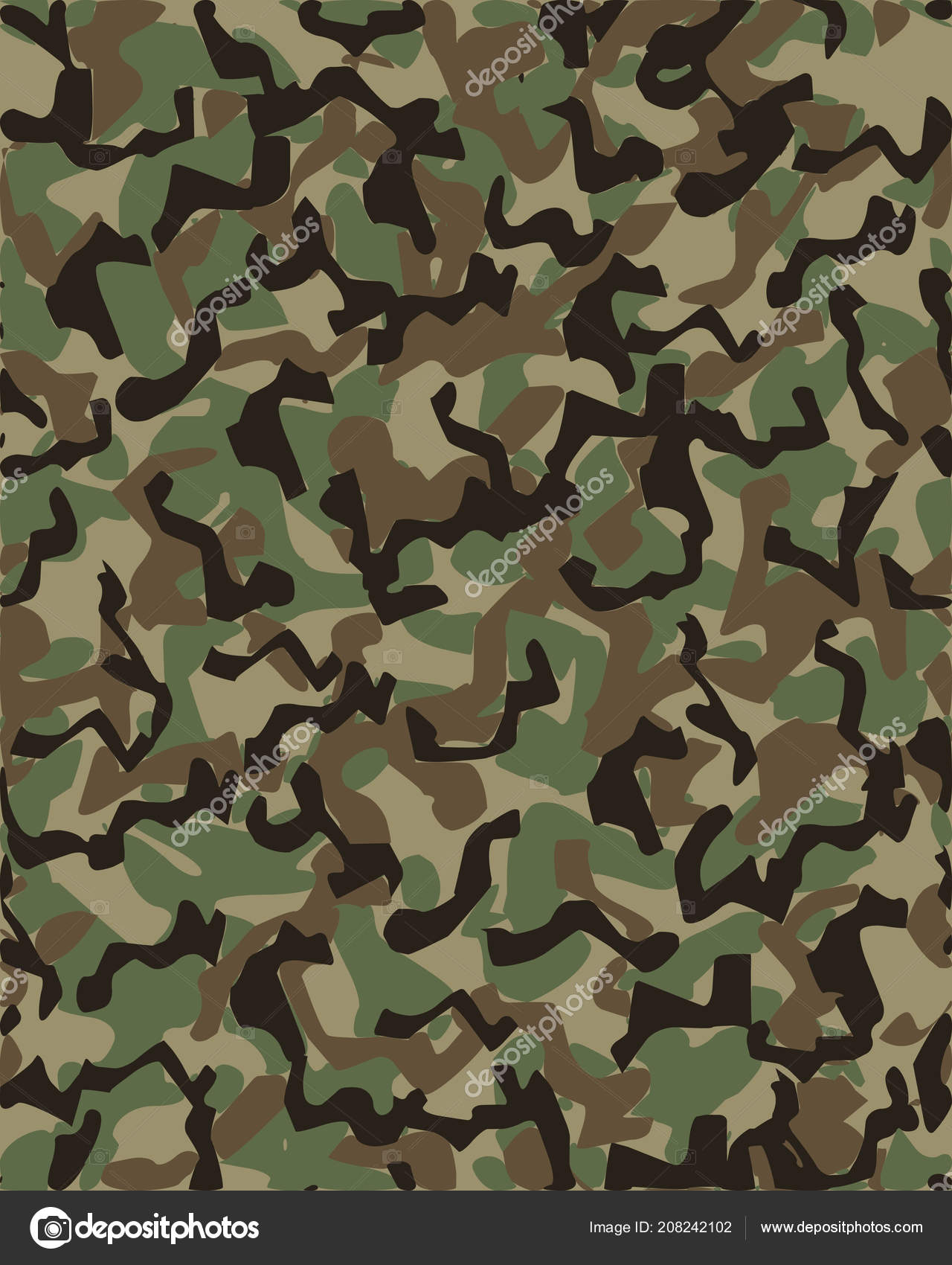 迷彩パターン背景シームレスなベクトル イラスト 軍事ファッショナブルな抽象的な幾何学的なテクスチャー ストック写真 C Ratkomat