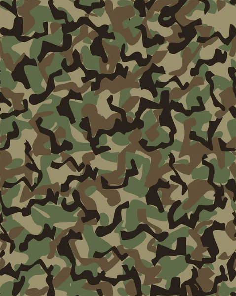 Patrón Camuflaje Fondo Sin Costuras Ilustración Vectorial Militar Textura Geométrica — Foto de Stock