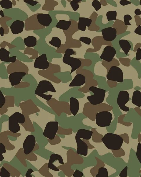 Patrón Camuflaje Fondo Sin Costuras Ilustración Vectorial Militar Textura Geométrica — Foto de Stock