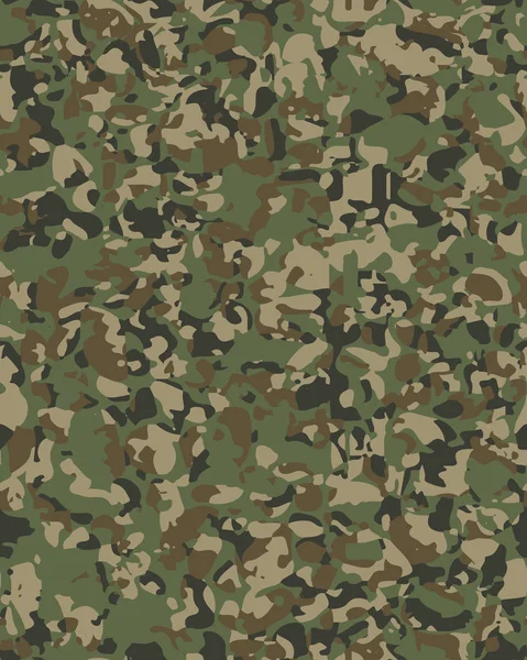 Camouflage Muster Hintergrund Nahtlose Vektorillustration Militärmodische Abstrakte Geometrische Textur — Stockvektor