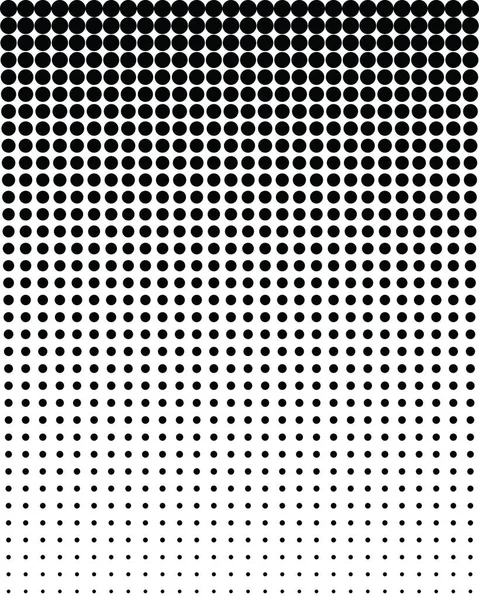 Seamless Vector Pattern Blend Black Dots Background — Stock Vector