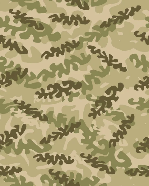 Kamouflagemönster Bakgrund Sömlös Vektor Illustration Militär Modern Abstrakt Geometrisk Konsistens — Stock vektor