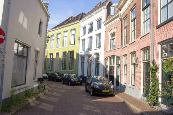 Zwolle Paesi Bassi Luglio 2020 Con Case Colorate Nel Centro — Foto Stock