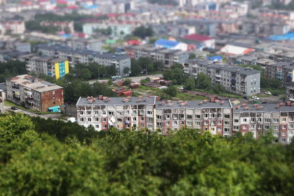 Mishennaya tepelerinden Petropavlovsk-Kamçatsky, Rusya