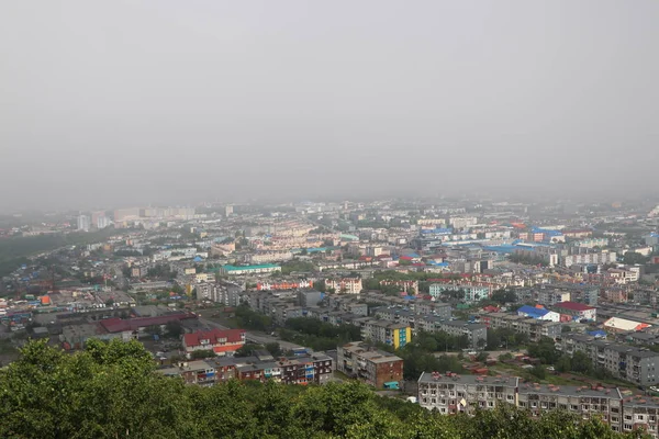 Mishennaya tepelerinden Petropavlovsk-Kamçatsky, Rusya