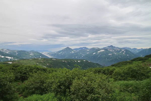 Rusya, Kamçatka, Vilyuchinsk yanardağının havadan görünüşü