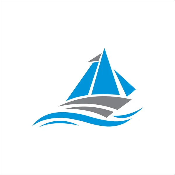 Sail logo, Sail illustratie, pictogram logo vector ontwerp — Stockfoto