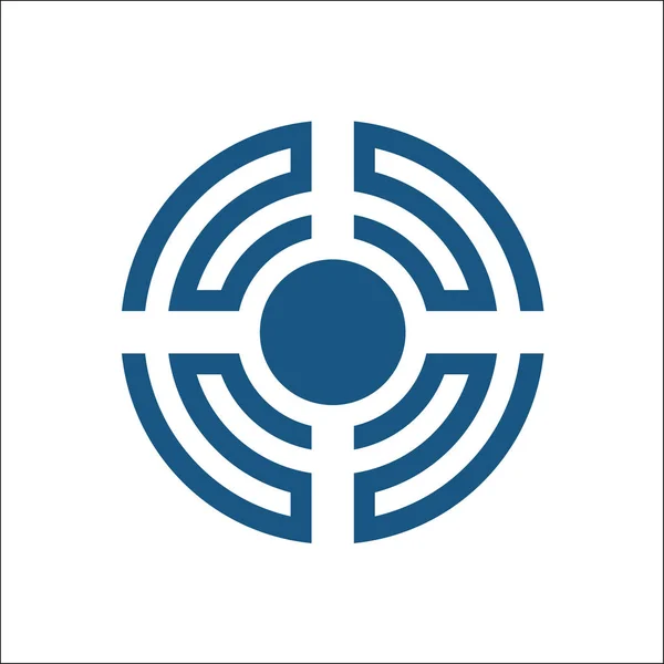 Ses dalgası Logo tasarım öğesi — Stok fotoğraf