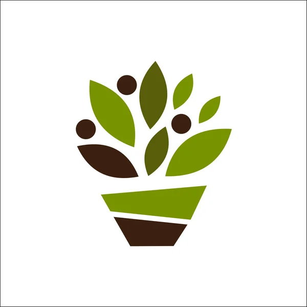 Vector blad, ecologie. Abstract embleem, ontwerpconcept, logo, logo element voor sjabloon. — Stockfoto