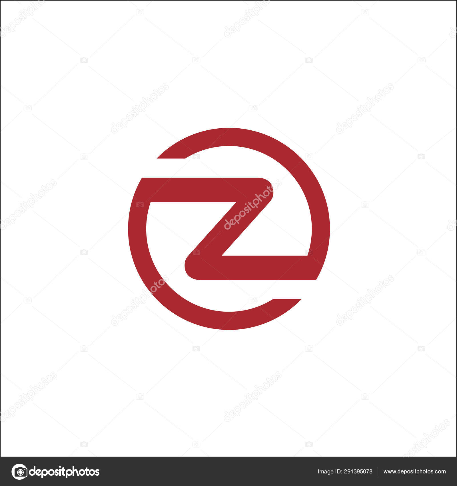 Initials z circle logo vector template ,letter z circle Stock Vector Image by ©starwash 291395078
