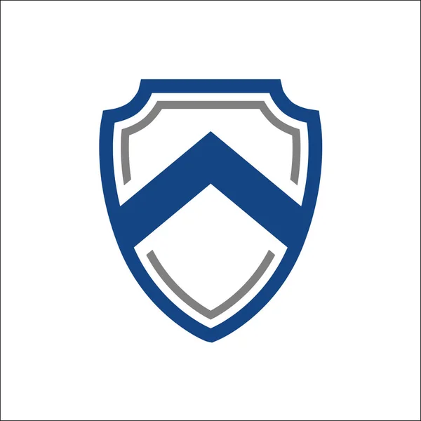 Abstract Shield beveiligingstechnologie middeleeuws schild veiligheids symbool — Stockvector