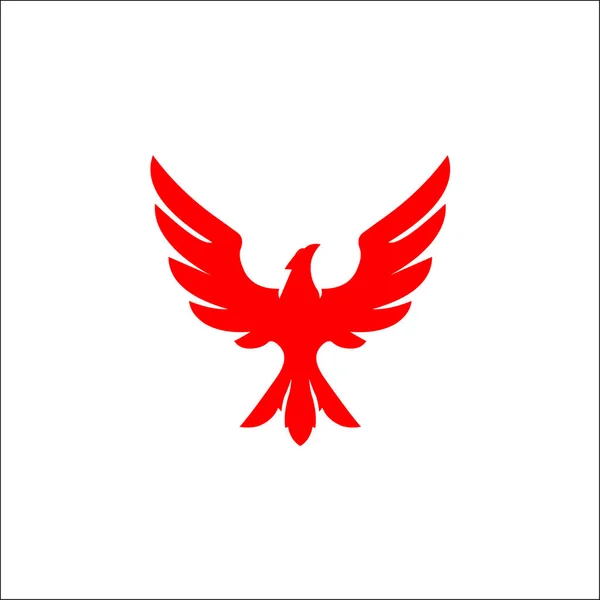 Falcon Eagle Bird Logo Vorlage Vektorsymbol — Stockvektor