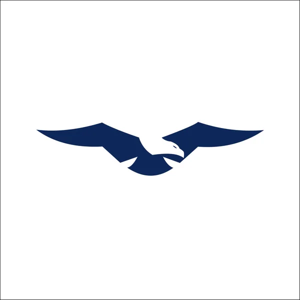 Abbildung der Adler-Logo-Vektorvorlage — Stockvektor