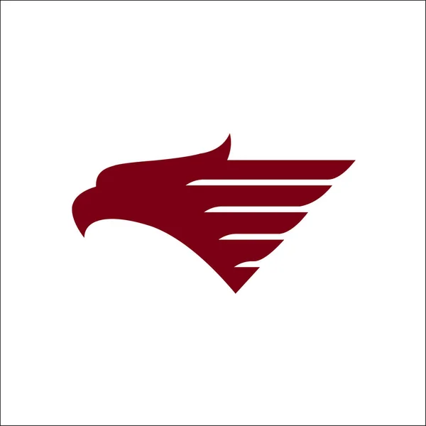 Cabeza de águila Logos vector plantilla — Archivo Imágenes Vectoriales