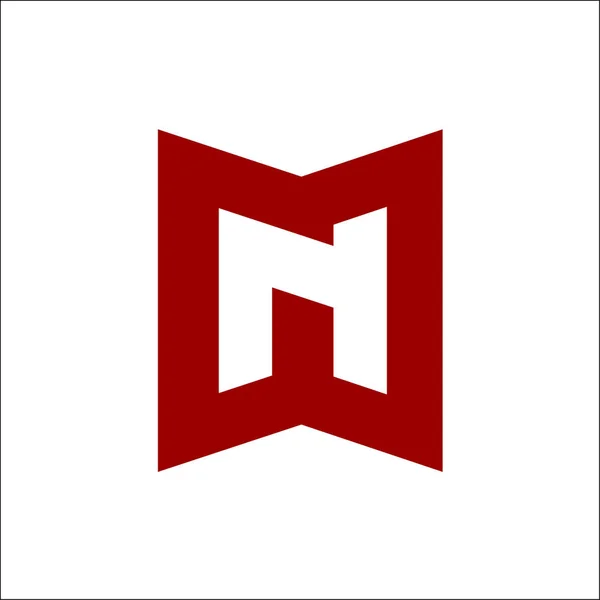 Letra inicial N Logo vector Plantilla de diseño — Archivo Imágenes Vectoriales