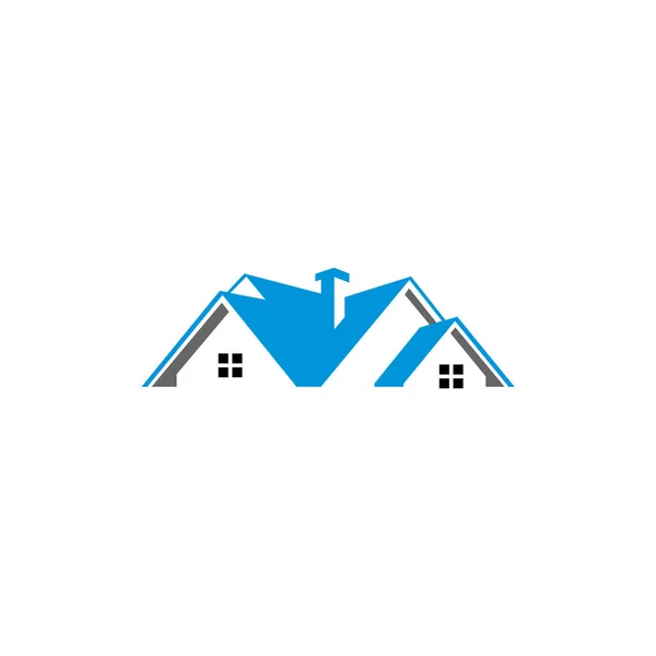 Logo Immobiliare Vettoriale Home Design — Vettoriale Stock