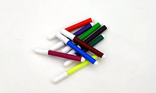 Markers Pen Set Varioust Color Markers Watercolor Pen Tool Designer — Stock Photo, Image