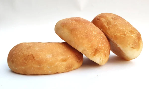 Homemade Freshly Baked Soft Dinner Rolls Selective Focus — Stock Photo, Image