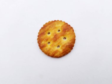taze gevrek bisküvi beyaz arka planda izole