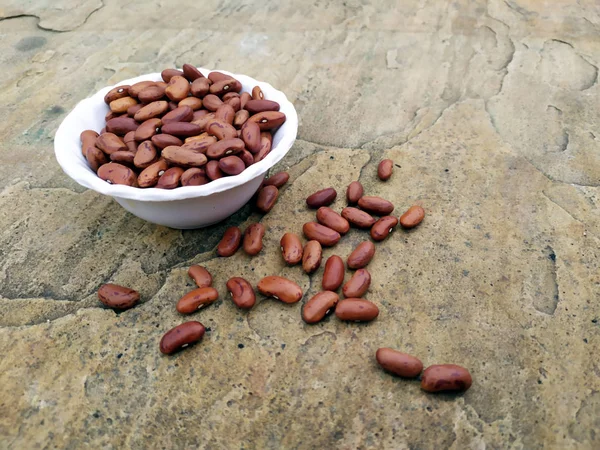 Preparado Pulsos Para Cocinar Tazón Blanco Aislado Sobre Fondo Blanco —  Fotos de Stock