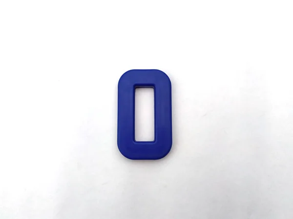 Kunststof Alfabet Letters Geïsoleerd Witte Achtergrond — Stockfoto
