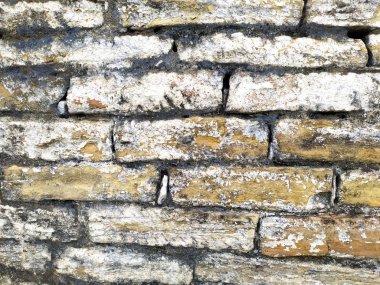 Eski bej taş duvar arka plan doku yakın çekim