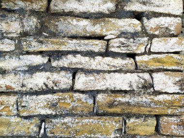 Eski bej taş duvar arka plan doku yakın çekim