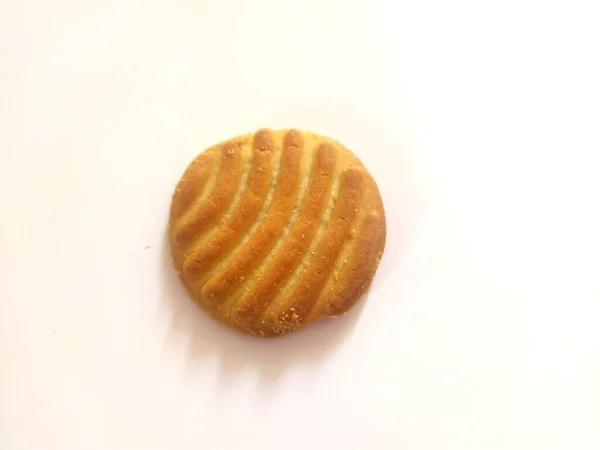 Biscuit Brun Croustillant Frais Sain Isolé Sur Fond Blanc Image En Vente