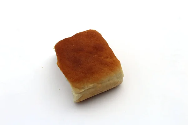 Brot Bäckerei Ikone Scheiben Geschnittenes Frisches Weizenbrot Isoliert Auf Weißem — Stockfoto