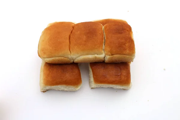 Brood Bakkerij Icoon Gesneden Vers Tarwebrood Geïsoleerd Witte Achtergrond — Stockfoto