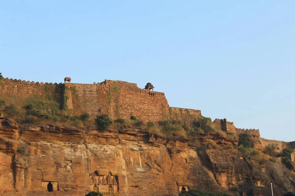 Gwalior要塞的历史遗迹 — 图库照片