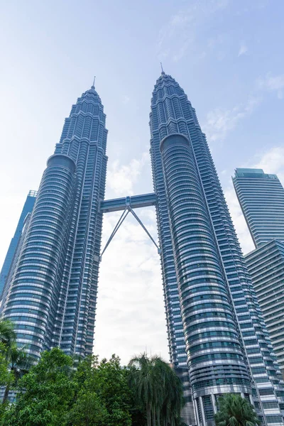 Kuala Lumpur Malásia Abril 2019 Torres Gêmeas Petronas Também Conhecidas — Fotografia de Stock