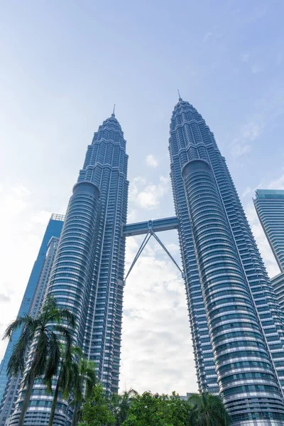 Kuala Lumpur Malásia Abril 2019 Torres Gêmeas Petronas Também Conhecidas — Fotografia de Stock