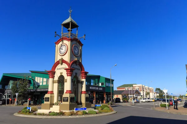 Hokitika New Zealand May 2018 View Hokitika Clock Tower Town — 图库照片