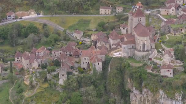 Salses Kalesi Panoraması Ayrıca Forteresse Salses Olarak Adlandırılır Pireneler Orientales — Stok video
