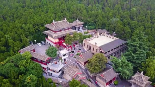 Edificio Del Tempio Xiangshan All Interno Delle Grotte Luoyang Longmen — Video Stock