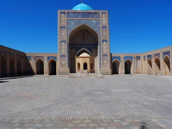 Binnenplaats Van Kalyan Moskee Bukhara Oezbekistan — Stockfoto