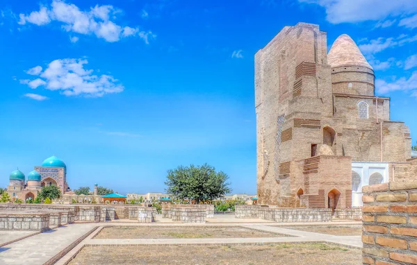 Dorus Saodat Mausoleum Hazrat Imam Complex Famous Landmark City Shakhrisabz — Stock Photo, Image