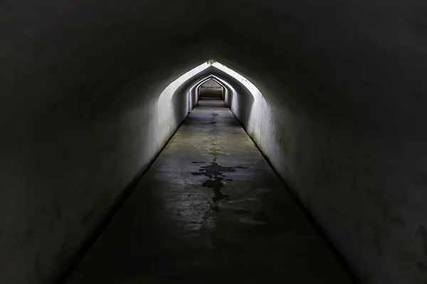 Passagem Subterrânea Escura Para Conectar Com Palácio Yogyakarta Palácio Kraton — Fotografia de Stock