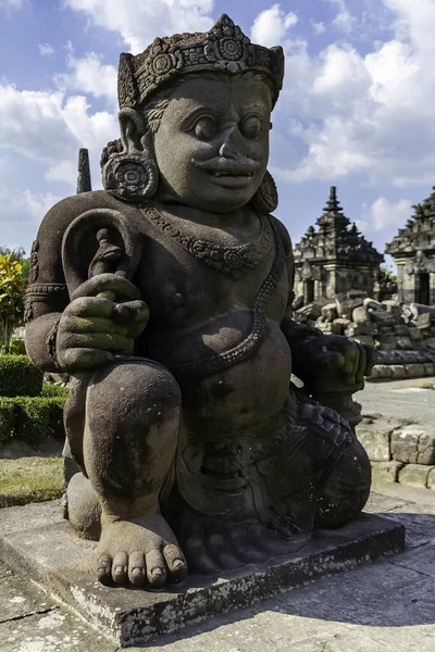 Protecteur Gardien Temple Sewu Candi Sewu Mahayana Bouddhiste Situé Prambanan — Photo