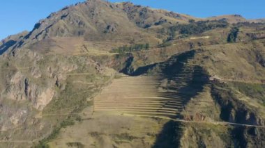 Pisac Arkeolojik Arazisi 'nin tüm kalıntıları, Kutsal İnkalar Vadisi, Peru
