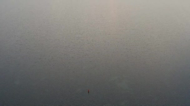 Восход Солнца Заливе Паракас Атмосфера Спокойствия Спокойствия Которая Передает Расслабление — стоковое видео