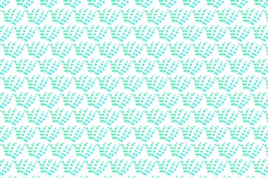 Vektör tropikal yeşil yaprakları dikişsiz desen. 