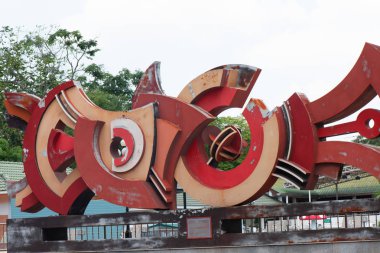 Rayong Tayland Nisan 08 2019 tanımlanamayan insanlar görmeye geliyor