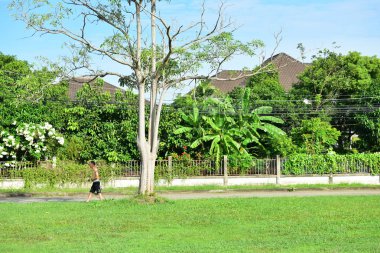 Mavi gökyüzü beyaz bulut beyaz arka plan. Güzel gökyüzü ve bulutlar 