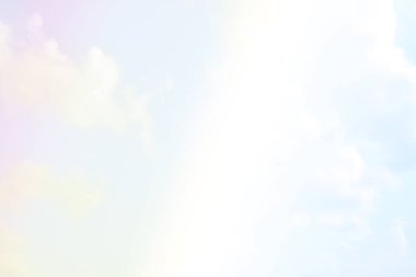 Mavi gökyüzü beyaz bulut arkaplanı. Güzel gökyüzü ve bulutlar öğleden sonra.