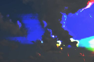 Mavi gökyüzü beyaz bulut arkaplanı. Güzel gökyüzü ve bulutlar öğleden sonra.