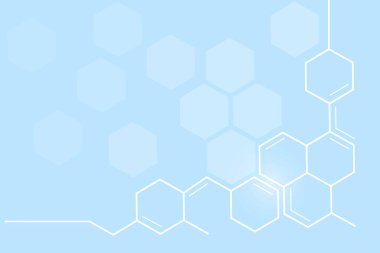 Soyut geometrik şekil tıp ve bilim kavramı arka plan. Tıbbi simgeler