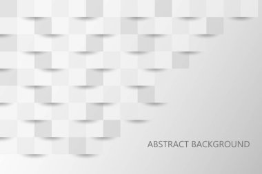 Beyaz soyut doku. Vektör arkaplan 3d kağıt resim biçimi kapak tasarımı, kitap tasarımı, poster, broşür, web sitesi arka planı veya reklamcılıkta kullanılabilir.